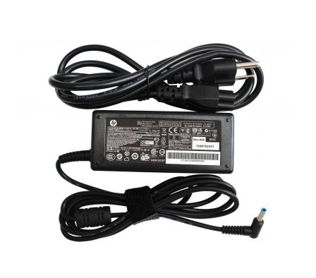 CARGADOR HP P/ NB (65 WATT)-PUNTA AZUL 