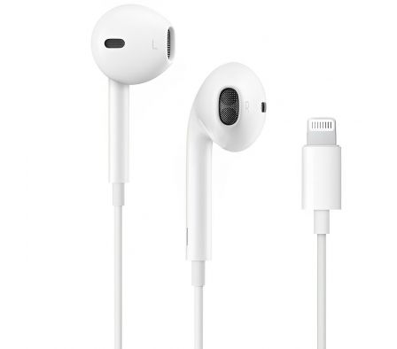 Auricular Earpods Apple Lightning MWTY3AM/A - Blanco