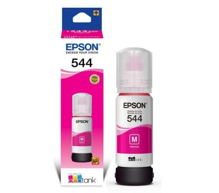 TINTA EPSON MAGENTA 65ML T544 P/ EcoTank L 3210, L 3250, L 5290