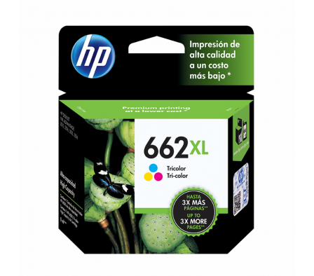 Cartucho HP 662XL Color