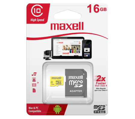 MAXELL MEMO MICRO SD 16GB CLASS 10