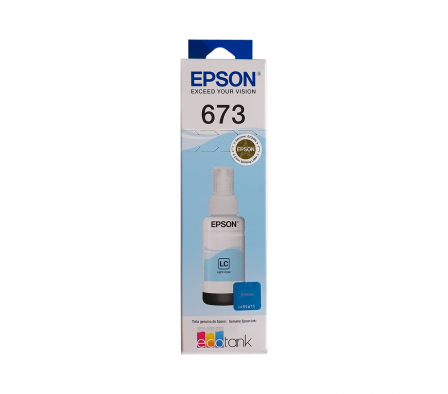 TINTA CIAN CLARO EPSON T673 /L805