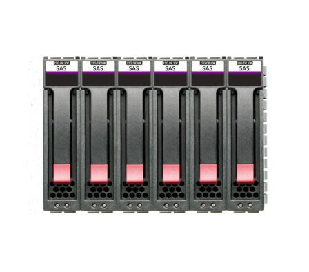 HPE MSA 7.2TB SAS 12G ENTERPRISE 10K SFF (2.5IN) M2 6‑PACK HDD BUNDLE (Entrega en 48Hs.)
